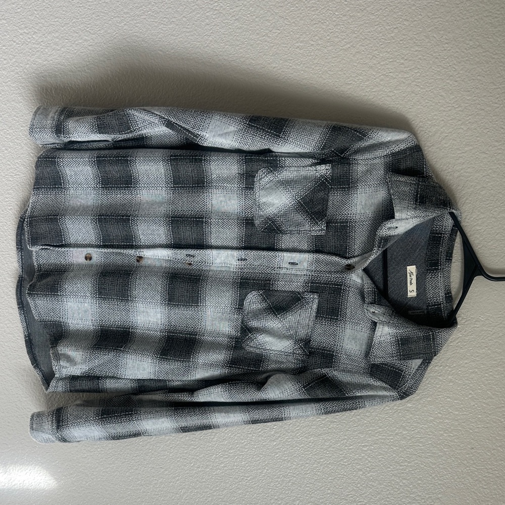 Miss Posh Black and White Patterned Shirt